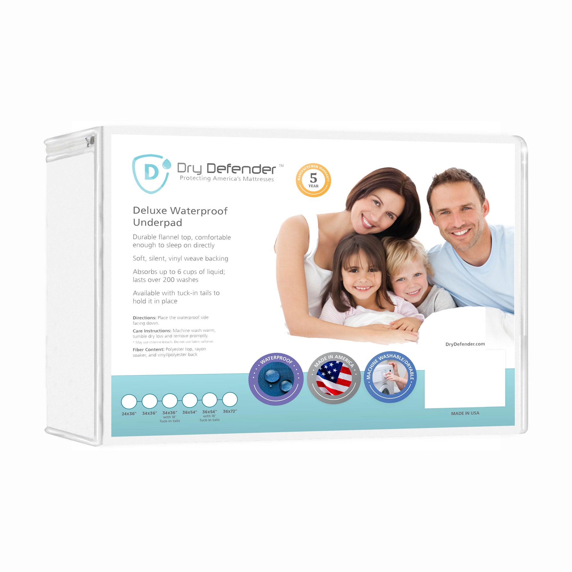 Bedding-Reusable Waterproof Overlays
