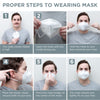 Alarms-DISPOSABLE KN95 FACE MASKS - PERSONAL USE - PACK OF 10 - UPDATED