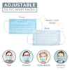 3 PLY DISPOSABLE FACE MASKS WITH ELASTIC EAR LOOPS