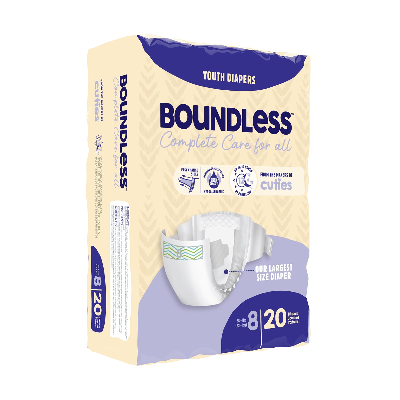 Cuties Youth Diaper (58+ lbs.)