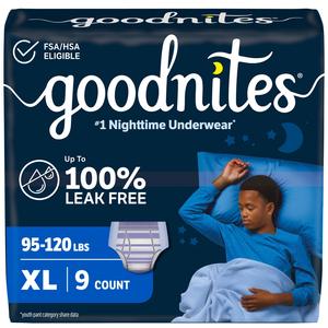GoodNites Absorbent Nighttime Pants