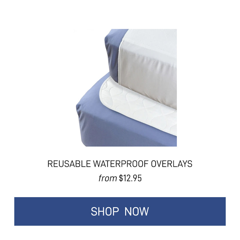 Reusable Waterproof Overlays: Bedwetting Store - National Incontinence