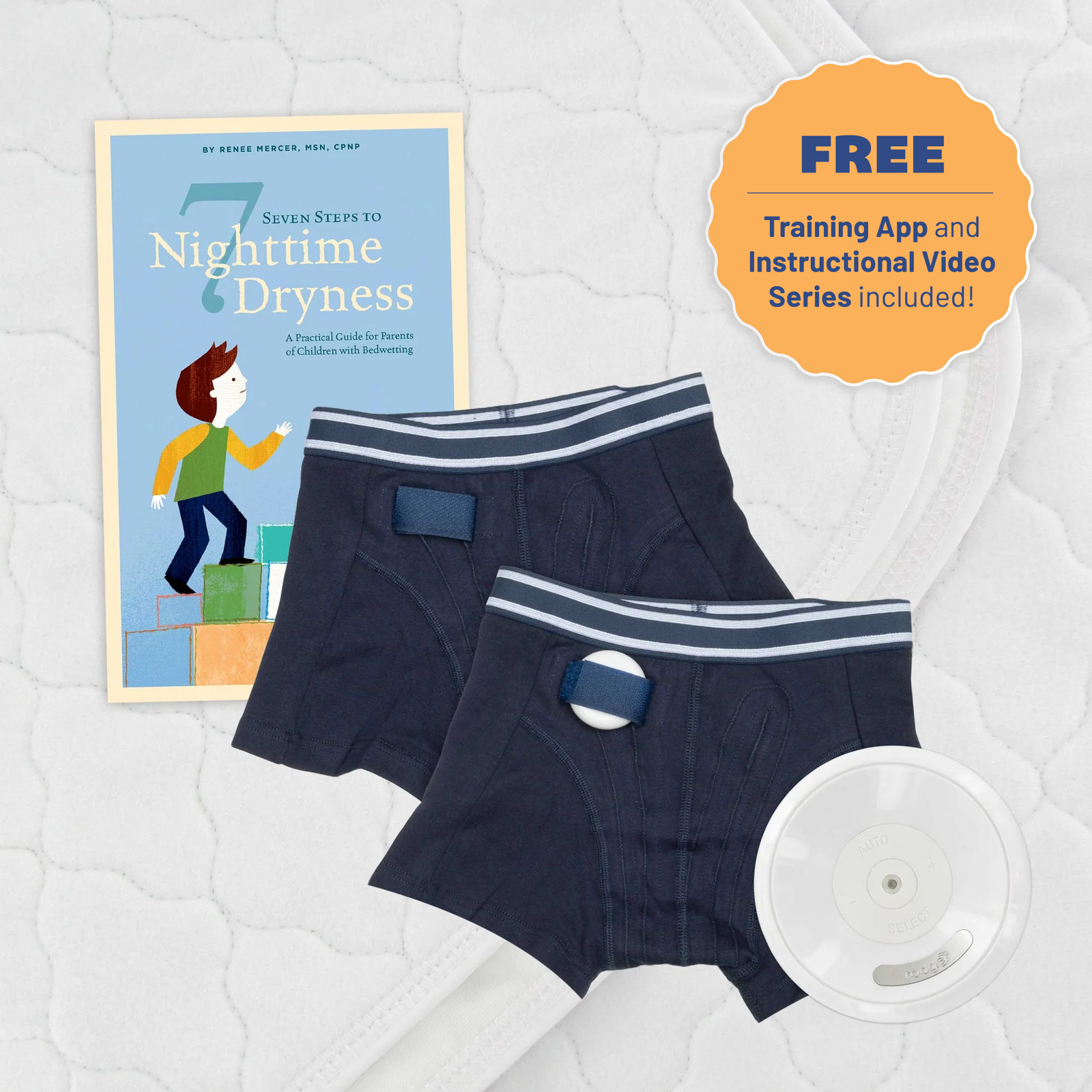 Rodger Wireless Bedwetting Alarm Essentials Treatment Kit