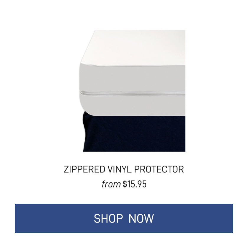 Zippered Vinyl Mattress Protector - Heavy Duty - 9, 12, & 16 Depths -  Bedwetting Store