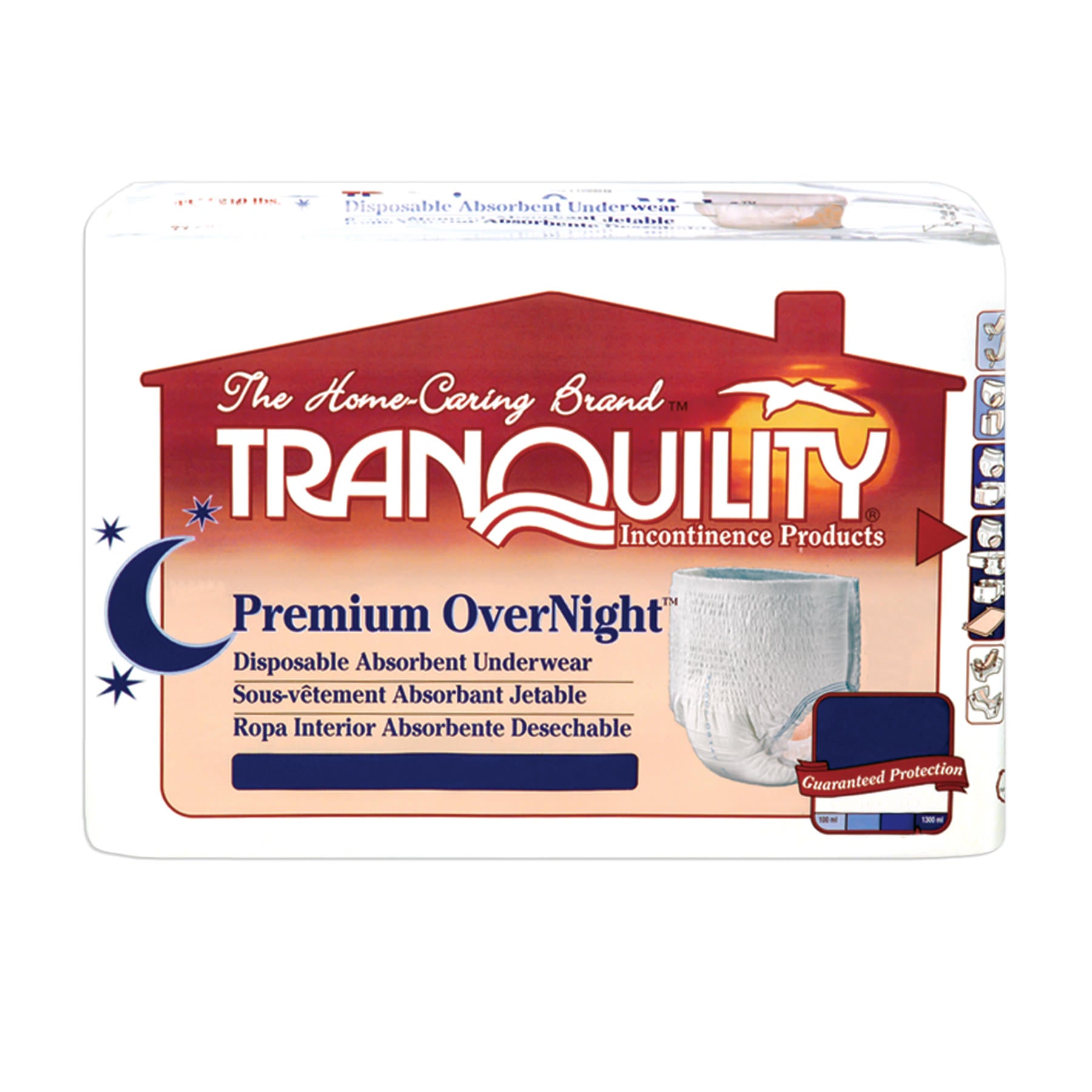 Tranquility OverNight Disposable Underwear: Bedwetting Store