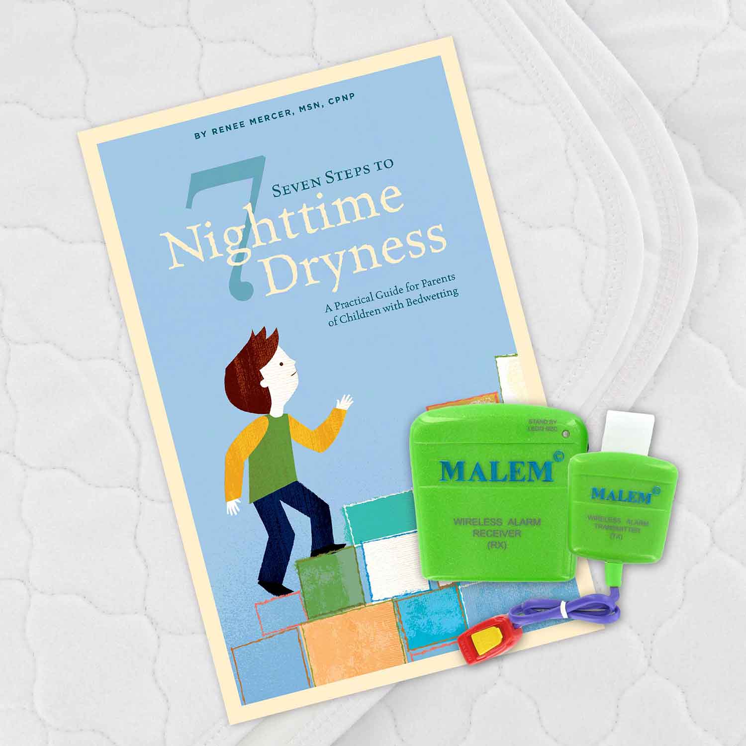 Treatment Kits-Malem Wireless Bedwetting Alarm System Treatment Kit