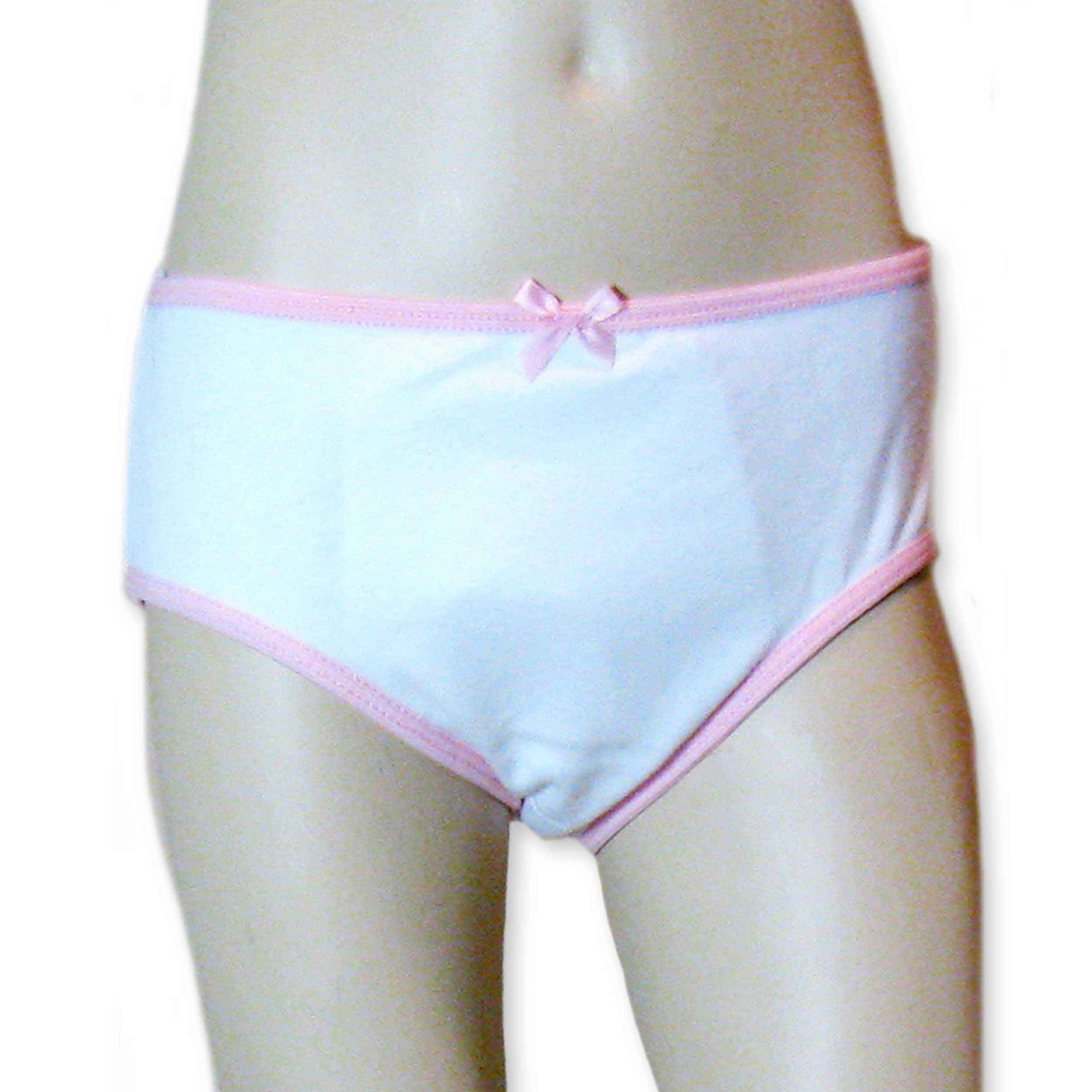 Briefs-Girls Washable Absorbent Briefs