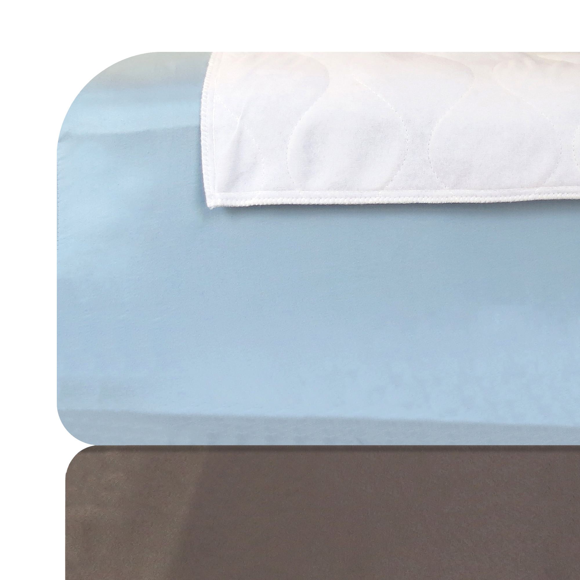 Pack of 2 underpads for quick nighttime changes