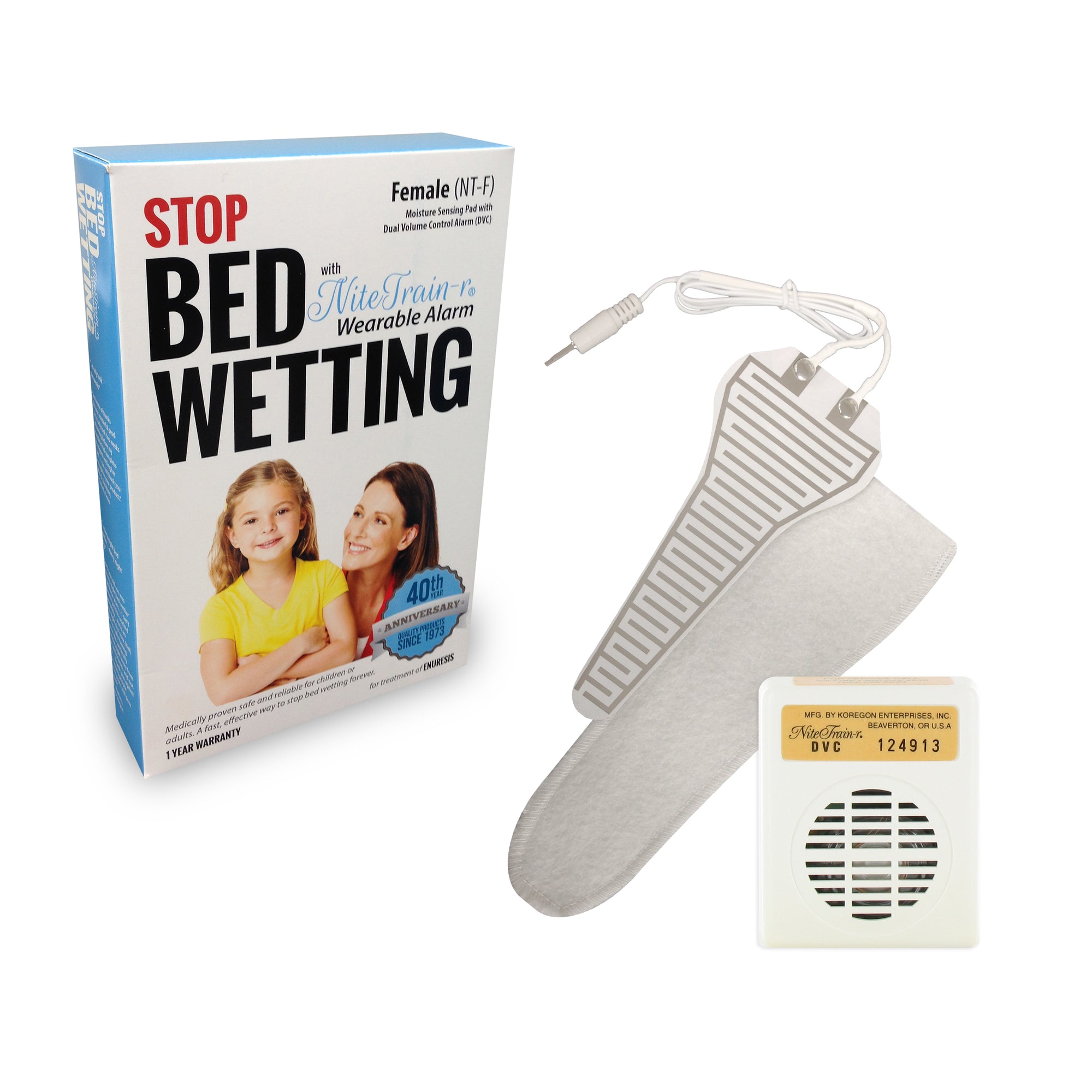 Treatment Kits-DVC Nite Train&#39;r Bedwetting Alarm Treatment Kit