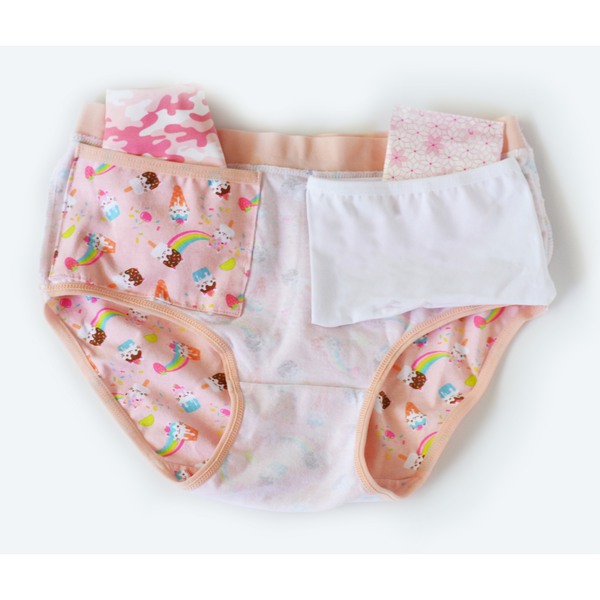 4 Pack of Undies - Pink Puppies – Fox + Kit Children's Boutique
